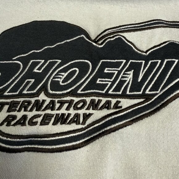 Vintage Phoenix International Raceway Hoodie Sweatshirt Mens Large Embroidered - Picture 5 of 15
